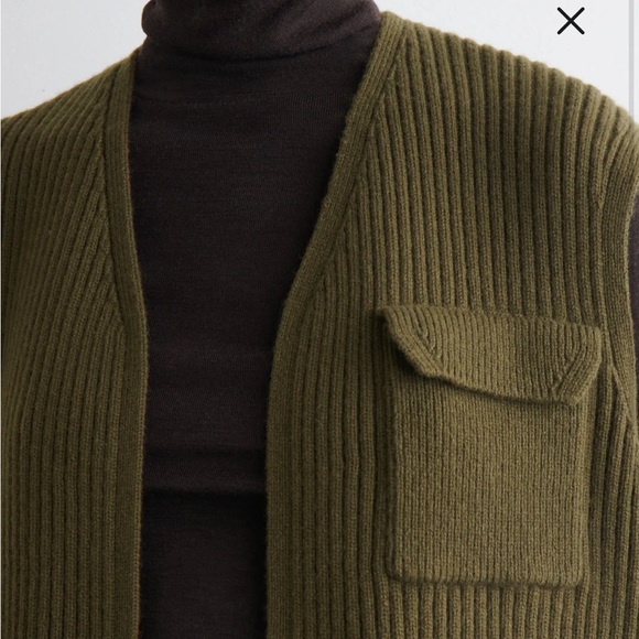 COS Merino Wool Rib Utility Vest - Picture 3 of 7